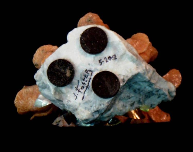 One Dozen Salmon Colored Marble Stone Roses - Thumbnail 6