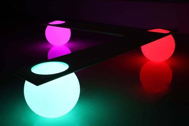 Light Balls Bench - light art design furniture - Thumbnail 2
